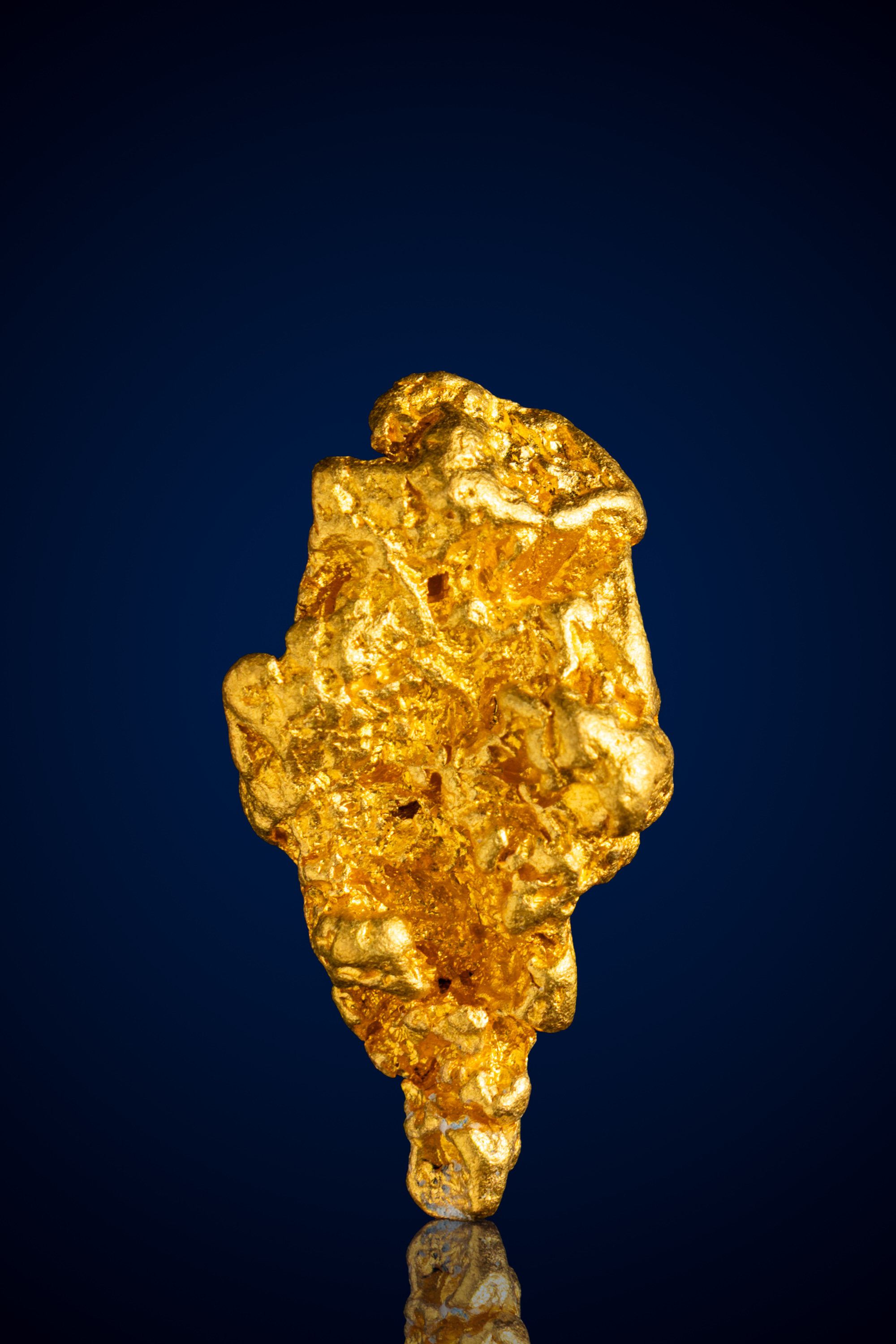 Nodular, Tapered Natural Gold Nugget - Western Australia - 13.28 grams (image for) Nodular, Tapered Natural Gold Nugget - Western Australia - 13.28 grams